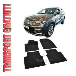 Set covorase mocheta Jeep Grand Cherokee 4 (WK2), 2011-prezent, din mocheta, compatibile cu autoturismul Jeep Grand Cherokee 4 (WK2)