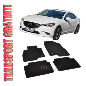 Set covorase mocheta Mazda 6 III (GJ), 2013-prezent, din mocheta, compatibile cu autoturismul Mazda 6 III (GJ)