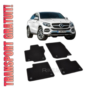 Set covorase mocheta Mercedes GLE Coupe (C292) 2015-2019, din mocheta, compatibile cu autoturismul Mercedes GLE Coupe (C292)