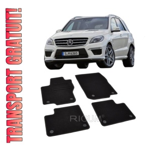 Set covorase mocheta Mercedes ML (W164) 2005-2011, din mocheta, compatibile cu autoturismul Mercedes ML (W164)