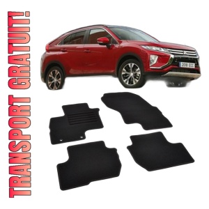 Set covorase mocheta Mitsubishi Eclipse Cross Plug-in Hybrid 2021-prezent, din mocheta, compatibile cu autoturismul Mitsubishi Eclipse Cross Plug in Hybrid
