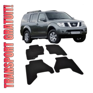 Set covorase mocheta Nissan Pathfinder III R51 2005-2010, din mocheta, compatibile cu autoturismul Nissan Pathfinder III R51
