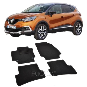 Set covorase mocheta Renault Captur 1, 2013-2019, din mocheta, compatibile cu autoturismul Renault Captur 1 - Img 2