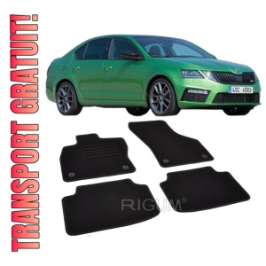Set covorase mocheta Skoda Octavia 3 (5E) 2013-2020, din mocheta, compatibile cu autoturismul Skoda Octavia 3 (5E)