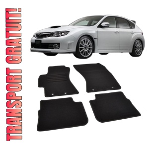 Set covorase mocheta Subaru Impreza III Hatchback 2007-2011, din mocheta, compatibile cu autoturismul Subaru Impreza III Hatchback