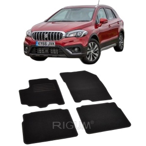 Set covorase mocheta Suzuki SX-4 (2) S-Cross, 2014-2020, din mocheta, compatibile cu autoturismul Suzuki SX - Img 2