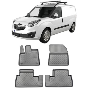 Set covorase OPEL COMBO E LIFE, din 06.2018 - Prezent, covorase tavita, caroserie VAN 5-7 LOCURI, fara rand 3, compatibile cu autoturismul OPEL COMBO E LIFE, ARISTAR - Img 2