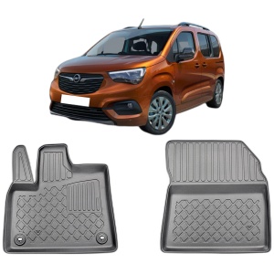Set covorase OPEL COMBO E LIFE ELECTRIC, din 09.2021 - Prezent, covorase tavita, caroserie VAN 2-3 LOCURI, ampatament scurt si lung, compatibile cu autoturismul OPEL COMBO E LIFE ELECTRIC, ARISTAR - Img 2