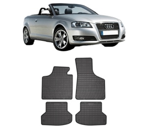 Set covorase presuri AUDI A3 Convertible (8P7) din 2008-2013, auto, din cauciuc thermoplastic, AUDI - Img 2
