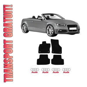 Set Covorase Presuri AUDI A3 Convertible (8V7, 8VE) din 2016-2020, Auto, Material Textil Mocheta, AUDI