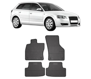 Set covorase presuri AUDI A3 Sportback (8PA) din 2004-2013, auto, din cauciuc thermoplastic, AUDI - Img 2