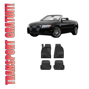 Set covorase presuri AUDI A4 B7 Convertible (8HE) din 2005-2009, auto, din cauciuc thermoplastic, AUDI