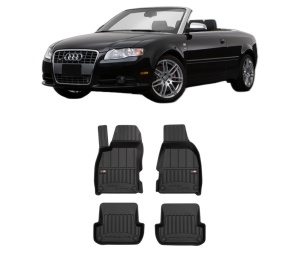 Set covorase presuri AUDI A4 B7 Convertible (8HE) din 2005-2009, auto, din cauciuc thermoplastic, AUDI - Img 2