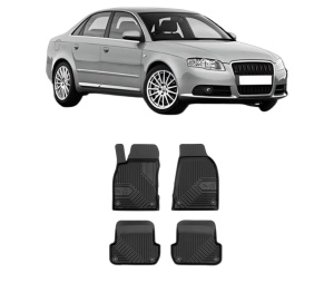 Set covorase presuri AUDI A4 | B7 din 2008-2012, auto, din cauciuc thermoplastic, AUDI - Img 2