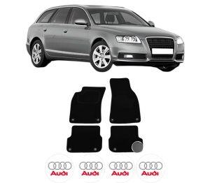Set Covorase Presuri AUDI A6 C6 Avant (4F5) din 2004-2011, Auto, Material Textil Mocheta, AUDI - Img 2