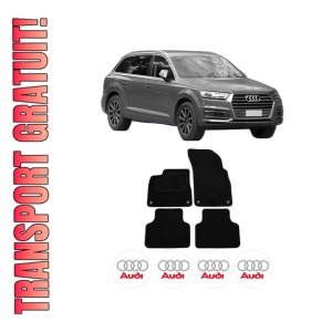 Set Covorase Presuri AUDI Q7 4M din 2019, Auto, Material Textil Mocheta, AUDI