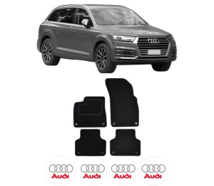 Set Covorase Presuri AUDI Q7 (4MB, 4MG, 4MQ) din 2015-2024, Auto, Material Textil Mocheta, AUDI - Img 2