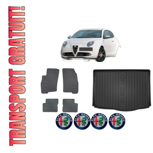 Set Covorase Presuri Auto Si Tavita Portbagaj ALFA ROMEO MITO (955_) din 2008-2018 ALFA ROMEO