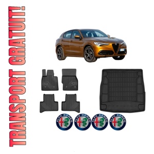 Set Covorase Presuri Auto Si Tavita Portbagaj ALFA ROMEO STELVIO (949_) din 2016-2019 ALFA ROMEO