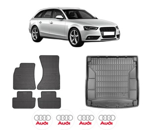 Set Covorase Presuri Auto Si Tavita Portbagaj AUDI A4 B8 Avant (8K5) din 2007-2015 AUDI - Img 2