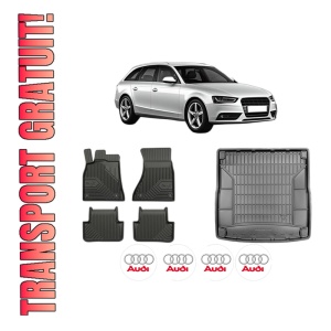 Set Covorase Presuri Auto Si Tavita Portbagaj AUDI A4 B8 Avant (8K5) din 2007-2015 AUDI