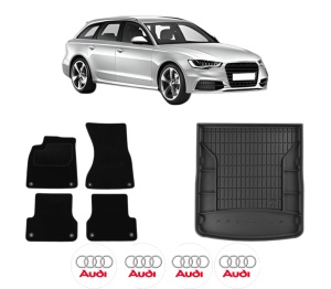 Set Covorase Presuri Auto Si Tavita Portbagaj AUDI A6 C7 Avant (4G5, 4GD) din 2011-2018 AUDI - Img 2