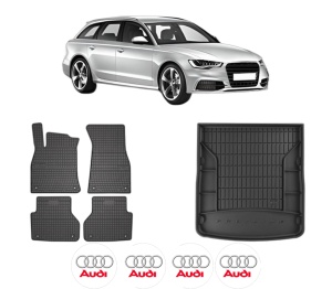 Set Covorase Presuri Auto Si Tavita Portbagaj AUDI A6 C7 Avant (4G5, 4GD) din 2011-2018 AUDI - Img 2