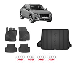 Set Covorase Presuri Auto Si Tavita Portbagaj AUDI Q2 din 2016-2020 AUDI - Img 2