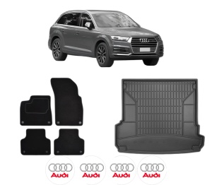 Set Covorase Presuri Auto Si Tavita Portbagaj AUDI Q7 (4MB, 4MG, 4MQ) din 2015-2024 AUDI - Img 2