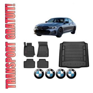 Set Covorase Presuri Auto Si Tavita Portbagaj BMW Seria 3 (G20, G80, G28) din 2018-2020 BMW