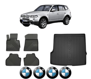 Set Covorase Presuri Auto Si Tavita Portbagaj BMW Seria X3 (E83) din 2003-2011 BMW - Img 2