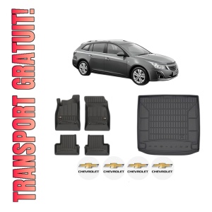 Set Covorase Presuri Auto Si Tavita Portbagaj CHEVROLET CRUZE Station Wagon (J308) din 2012-2015 CHEVROLET
