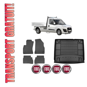 Set Covorase Presuri Auto Si Tavita Portbagaj FIAT DOBLO Platform/Chassis (263_) din 2010-2023 FIAT