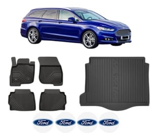 Set Covorase Presuri Auto Si Tavita Portbagaj FORD MONDEO V Turnier (CF) din 2014-2019 FORD - Img 2