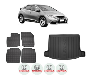 Set Covorase Presuri Auto Si Tavita Portbagaj HONDA CIVIC IX (FK) din 2012-2016 HONDA - Img 2