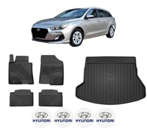 Set Covorase Presuri Auto Si Tavita Portbagaj HYUNDAI i30 Kombi Van (GDE, GD) din 2015-2017 HYUNDAI - Img 2