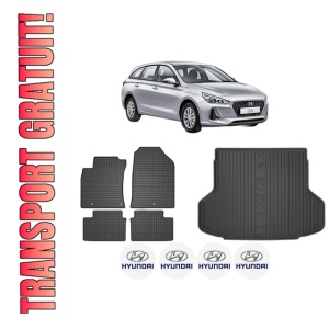 Set Covorase Presuri Auto Si Tavita Portbagaj HYUNDAI i30 Kombi Van (PDE) din 2017-2020 HYUNDAI