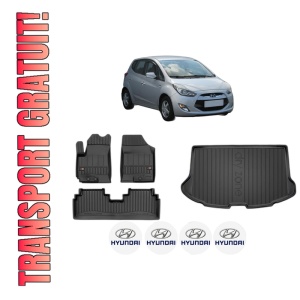 Set Covorase Presuri Auto Si Tavita Portbagaj HYUNDAI ix20 (JC) din 2010-2019 HYUNDAI