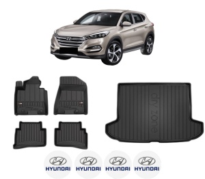 Set Covorase Presuri Auto Si Tavita Portbagaj HYUNDAI TUCSON SUV Van (TLE) din 2015-2020 HYUNDAI - Img 2