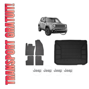 Set Covorase Presuri Auto Si Tavita Portbagaj JEEP RENEGADE SUV (BU, B1, BV) din 2014-2022 JEEP