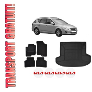 Set Covorase Presuri Auto Si Tavita Portbagaj KIA CEE'D SW (ED) din 2007-2012 KIA
