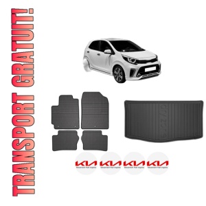 Set Covorase Presuri Auto Si Tavita Portbagaj KIA PICANTO III (JA) din 2017-2020 KIA
