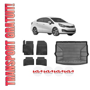 Set Covorase Presuri Auto Si Tavita Portbagaj KIA RIO III Saloon (UB) din 2011-2017 KIA