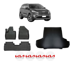 Set Covorase Presuri Auto Si Tavita Portbagaj KIA SORENTO III (UM) din 2015-2020 KIA - Img 2
