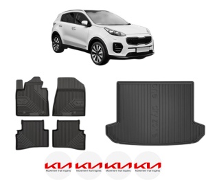 Set Covorase Presuri Auto Si Tavita Portbagaj KIA SPORTAGE IV VAN (QL, QLE) din 2018 KIA - Img 2