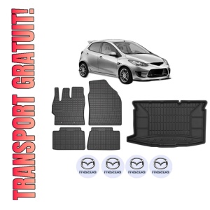 Set Covorase Presuri Auto Si Tavita Portbagaj MAZDA 2 (DE_, DH_) din 2007-2015 MAZDA