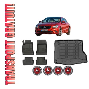 Set Covorase Presuri Auto Si Tavita Portbagaj MERCEDES-BENZ CLA Coupe (C117) din 2013-2019 MERCEDES-BENZ