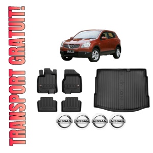 Set Covorase Presuri Auto Si Tavita Portbagaj NISSAN QASHQAI I (J10, NJ10) din 2006-2014 NISSAN