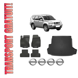 Set Covorase Presuri Auto Si Tavita Portbagaj NISSAN X-TRAIL II (T31) din 2007-2014 NISSAN