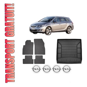 Set Covorase Presuri Auto Si Tavita Portbagaj OPEL ASTRA J Sports Tourer (P10) din 2010-2015 OPEL